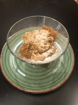 Postre de mazapán at Street & Soul in Toledo