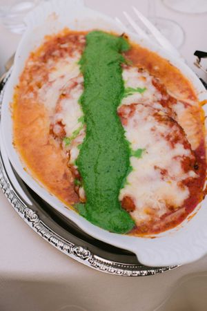 Vegetarian lasagna at Sonoma Wine Shop - La Bodega in Sebastopol