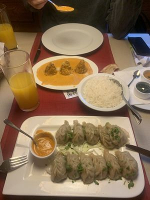 Vegan Momos  at Shiva in St Johann In Tirol