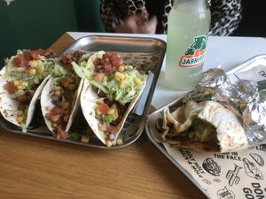 Tacos and burrito    at Donki in Leuven