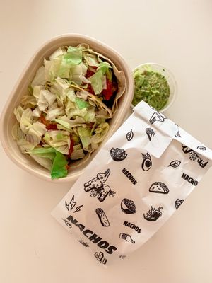 Donki - tacos with vegan “chicken" at Donki in Brussels