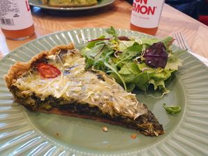 Tort spinach at Las in Zakopane