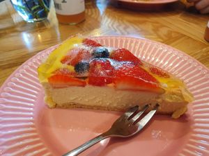 Cheesecake at Las in Zakopane