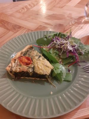 Spinach Quiche at Las in Zakopane