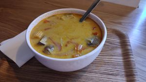 Spicy soup(forgot the name xD) at Las in Zakopane