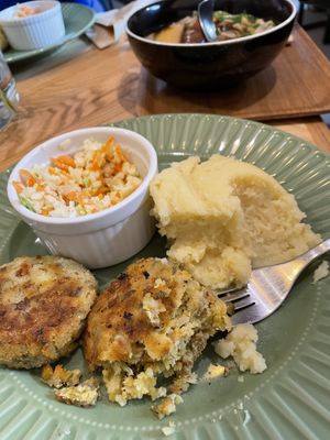 Mielone, puree,salad.   at Las in Zakopane