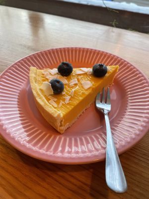 Blueberry-Mango cake  at Las in Zakopane