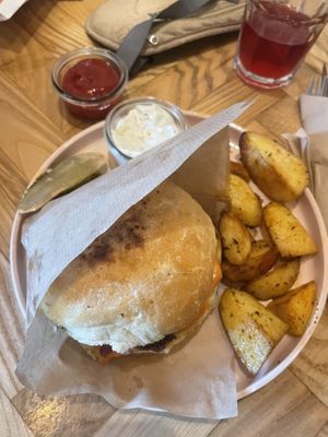 Vegan beyond burger   at Las in Zakopane