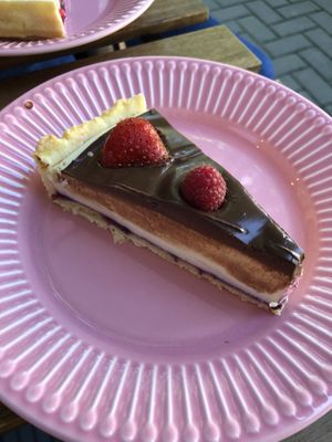 Tofu cheesecake  at Las in Zakopane