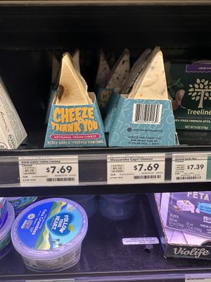 Vegan cheese   at Whole Foods Market in Minneapolis