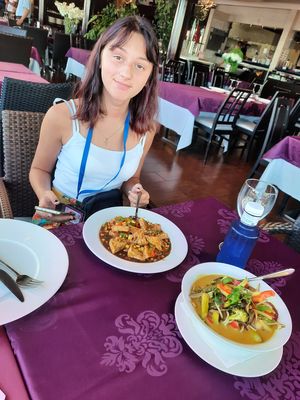 Don't remember name ...but TOFU😄WAS delishes at Oriental World in Lanzarote