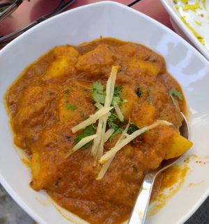 Bombay aloo at Dawat in Tavira