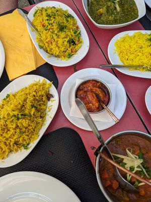 Tasty rice and pickled dish at Dawat in Tavira