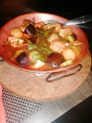 Cataplana de vegetais at Casa Algarvia in Carvoeiro