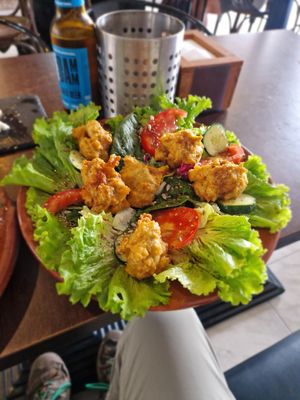 Falafel at The World Family in Finisterre