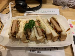 Veggie katsu at KOMEDA is in Tokyo
