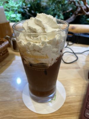 iced cocoa at KOMEDA is in Tokyo