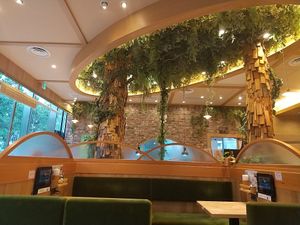 Inside the shop at KOMEDA is in Tokyo