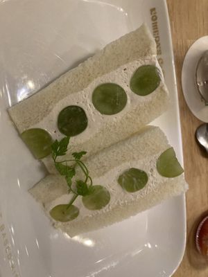 Muscat dessert  at KOMEDA is in Tokyo