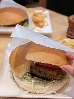 Miso Cheese Burger at KOMEDA is in Tokyo