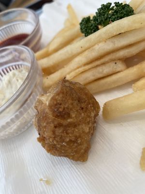 Fried tofu and French Fries   at KOMEDA is in Tokyo