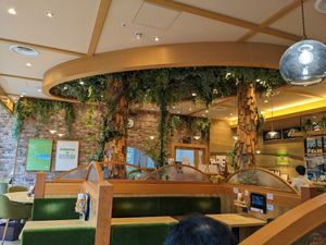 Inside at KOMEDA is in Tokyo