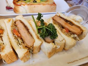 Ham sandwiches at KOMEDA is in Tokyo