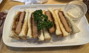 Soy Ham Cutlet Sandwich  at KOMEDA is in Tokyo