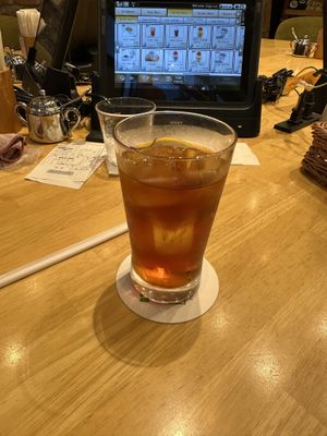 Iced tea  at KOMEDA is in Tokyo