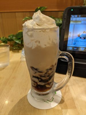 Coffee jelly at KOMEDA is in Tokyo