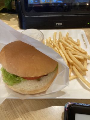 Mala burger   at KOMEDA is in Tokyo