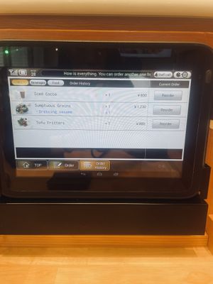 Order   at KOMEDA is in Tokyo