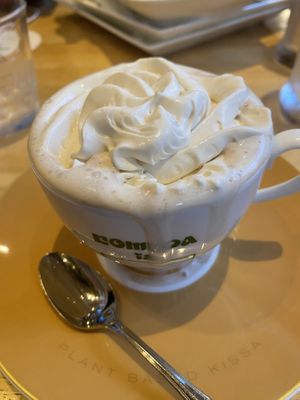 Hot chocolate   at KOMEDA is in Tokyo