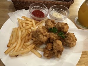 Fritters & french fries  at KOMEDA is in Tokyo