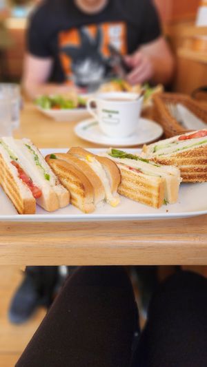 Potato Salad Sandwich at KOMEDA is in Tokyo