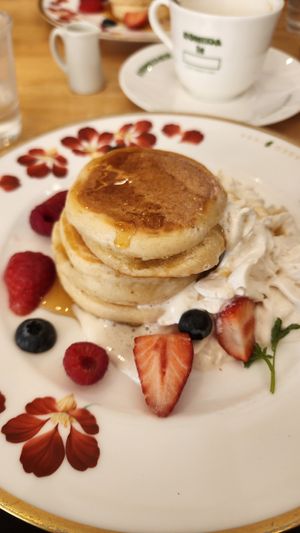 Fruit Pancakes at KOMEDA is in Tokyo