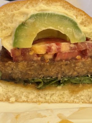 Big fat avocado slice!  at KOMEDA is in Tokyo