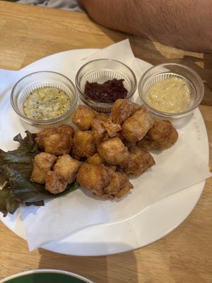 tofu fritters   at KOMEDA is in Tokyo