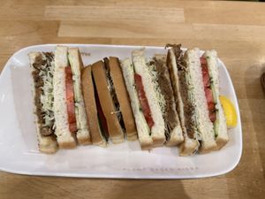 Grilled Soy Meat Lemon Sandwich   at KOMEDA is in Tokyo