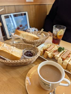 breakfast #2 at KOMEDA is in Tokyo