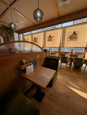 inside at KOMEDA is in Tokyo