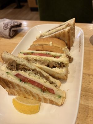 sando  at KOMEDA is in Tokyo