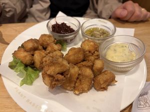 tofu fritters  at KOMEDA is in Tokyo