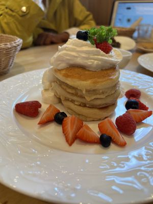 The cloud pancakes are a must    at KOMEDA is in Tokyo