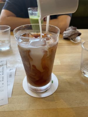 Iced earl grey  at KOMEDA is in Tokyo