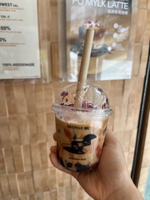 Po Mylk Latte  at Mother Pearl 圓貝 in Hong Kong Island