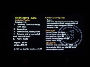 Wednesday at Yummy's Vegan Takeout and Bakery in Stone Mountain