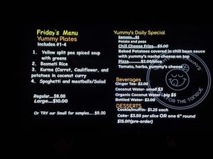 Friday at Yummy's Vegan Takeout and Bakery in Stone Mountain