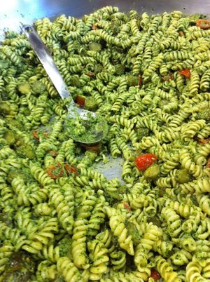 Vegan pesto  at Yummy's Vegan Takeout and Bakery in Stone Mountain