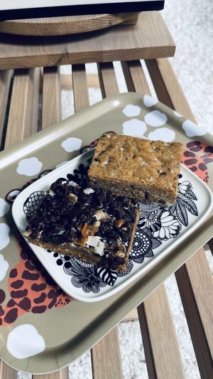 Seven layer bar and peanut butter bar at Wholesome Bakery in San Francisco